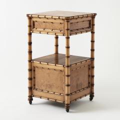 Antique Bamboo Nightstand - 4476113