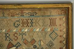 Antique Band Sampler 1741 by Elizabeth Buckingam - 1900417