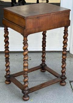 Antique Barley Twist Night Stand or Side Table - 3662647