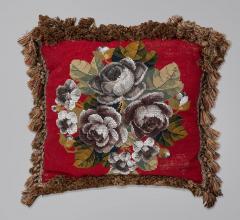 Antique Bead Work Cushion - 1739071