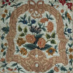 Antique Beadwork Embroidery Picture - 2387903