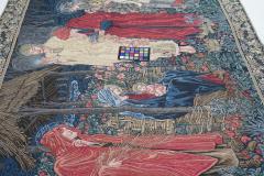 Antique Belgium Tapestry 46 x 67 - 4241045