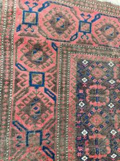 Antique Belouch Turkoman Rug c 1900s AS IS - 3971200