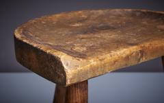 Antique Black Forest Farmers Tripod Stool 19th Century in Pine Wood Germany - 3250347