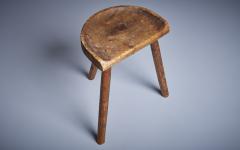 Antique Black Forest Farmers Tripod Stool 19th Century in Pine Wood Germany - 3250350