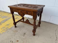 Antique Black Forest Style Barley Twist Side Table - 4424019