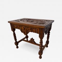 Antique Black Forest Style Barley Twist Side Table - 4426781