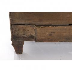 Antique Bleached Oak Buffet with Floral Carving Details - 1540526