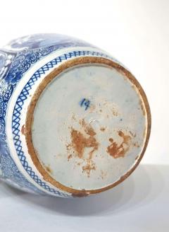 Antique Blue and White Dutch Delft Vase Table Lamp French Wired circa 1730 - 4640731