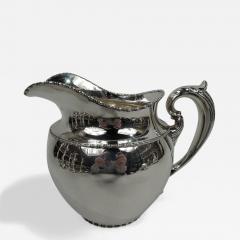 Antique Boston Edwardian Classical Sterling Silver Water Pitcher - 3758897