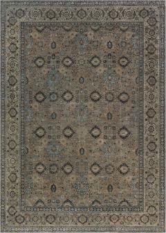 Antique Botanic Persian Kirman Handmade Wool Carpet - 2446274