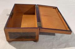 Antique Box Walnut Walnut Roots Ebony and Maple Germany circa 1880 - 1612342