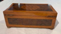 Antique Box Walnut Walnut Roots Ebony and Maple Germany circa 1880 - 1612343