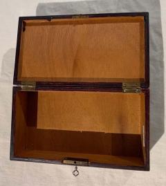 Antique Box Walnut Walnut Roots Ebony and Maple Germany circa 1880 - 1612344