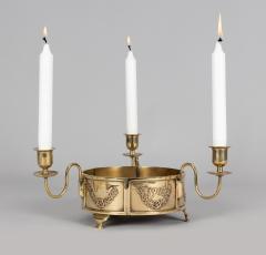 Antique Brass Candelabra Centerpiece - 3088123