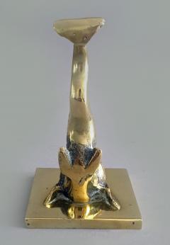 Antique Brass Dolphin Paperweight - 1699760
