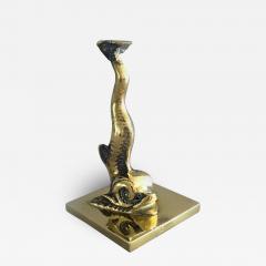 Antique Brass Dolphin Paperweight - 1703287