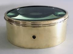 Antique Brass Magic Lantern Lens - 1715976