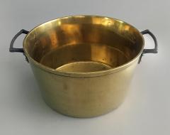 Antique Brass Pan with Iron Handles - 1839202