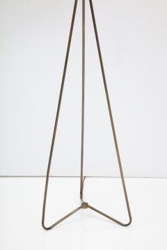 Antique Brass Tripod Floor Lamp - 2421694