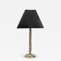 Antique Brass Twist Candlestick Lamp - 1841671