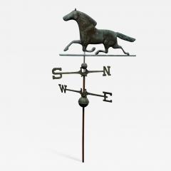 Antique Bronze Horse Weathervane - 2203969