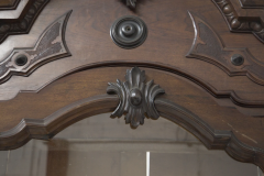 Antique Cabinet in Walnut Wood with Glass - 2633829