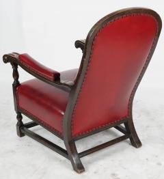 Antique Carved Spanish Colonial Club Chair - 2326776