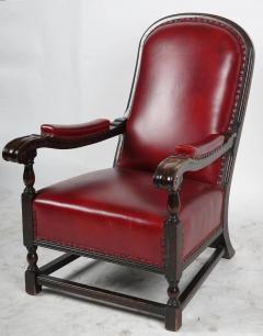 Antique Carved Spanish Colonial Club Chair - 2326779