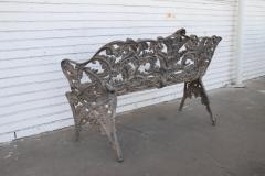 Antique Cast Iron Patio Settee - 2655371