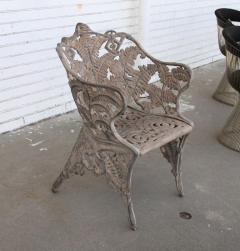 Antique Cast Iron Patio Settee - 2655375