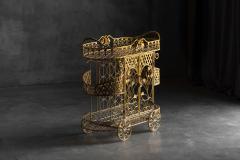 Antique Cast Iron Serving Trolley France Early 20th Century - 4452107