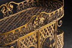 Antique Cast Iron Serving Trolley France Early 20th Century - 4452121