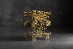 Antique Cast Iron Serving Trolley France Early 20th Century - 4452277