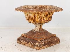 Antique Cast Iron Urn English Classically Styled Planter Victorian 19th Century - 4164211