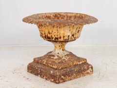 Antique Cast Iron Urn English Classically Styled Planter Victorian 19th Century - 4164222