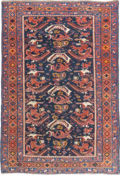 Antique Caucasian Bijov Rug 3 11 x 5 10  - 4405393