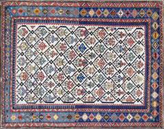 Antique Caucasian Chi Chi Shirvan Kazak Rug 36 x 47  - 3966076