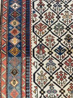 Antique Caucasian Chi Chi Shirvan Kazak Rug 36 x 47  - 3966084