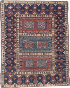 Antique Caucasian Kazak Rug 4 x 5 x 5 x 8  - 4355795