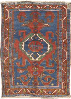 Antique Caucasian Kazak Rug 5 2 x 7 0  - 4297309
