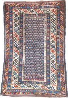 Antique Caucasian Kuba Rug 2 9 x 4 2  - 4327776