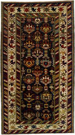 Antique Caucasian Kuba Rug 3 1 x 5 7  - 4327777