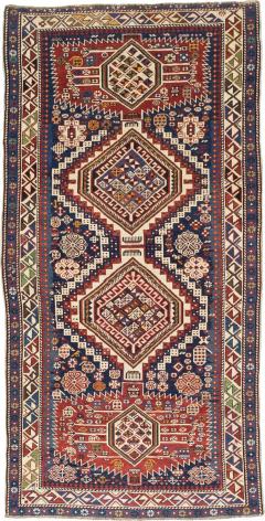 Antique Caucasian Kuba Rug 3 8 x 7 1  - 4406152