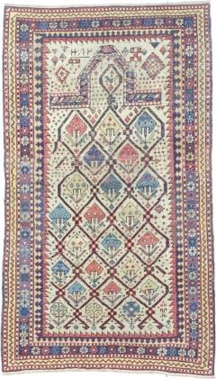 Antique Caucasian Shirvan Daghastan Rug 29 x 410  - 4277344