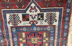 Antique Caucasian Shirvan Kazak Prayer Rug AS IS c 1880 - 3973864
