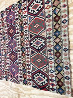 Antique Caucasian Shirvan Kilim 410 x 92 C 1880 - 3971583