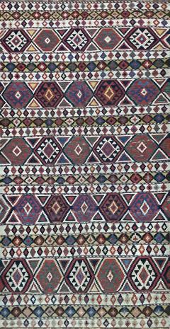Antique Caucasian Shirvan Kilim 410 x 92 C 1880 - 4033684