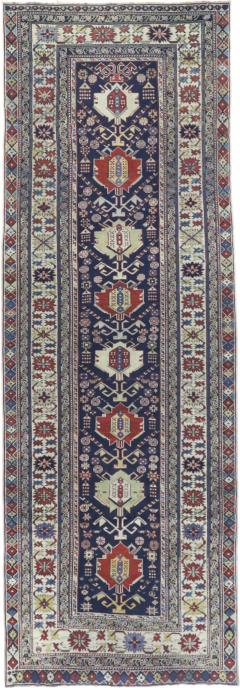 Antique Caucasian Shirvan Rug 3 5 x 10 0  - 4318940