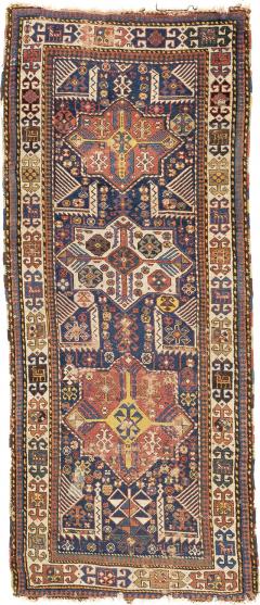 Antique Caucasian Shirvan Rug 310 x 811  - 4287730